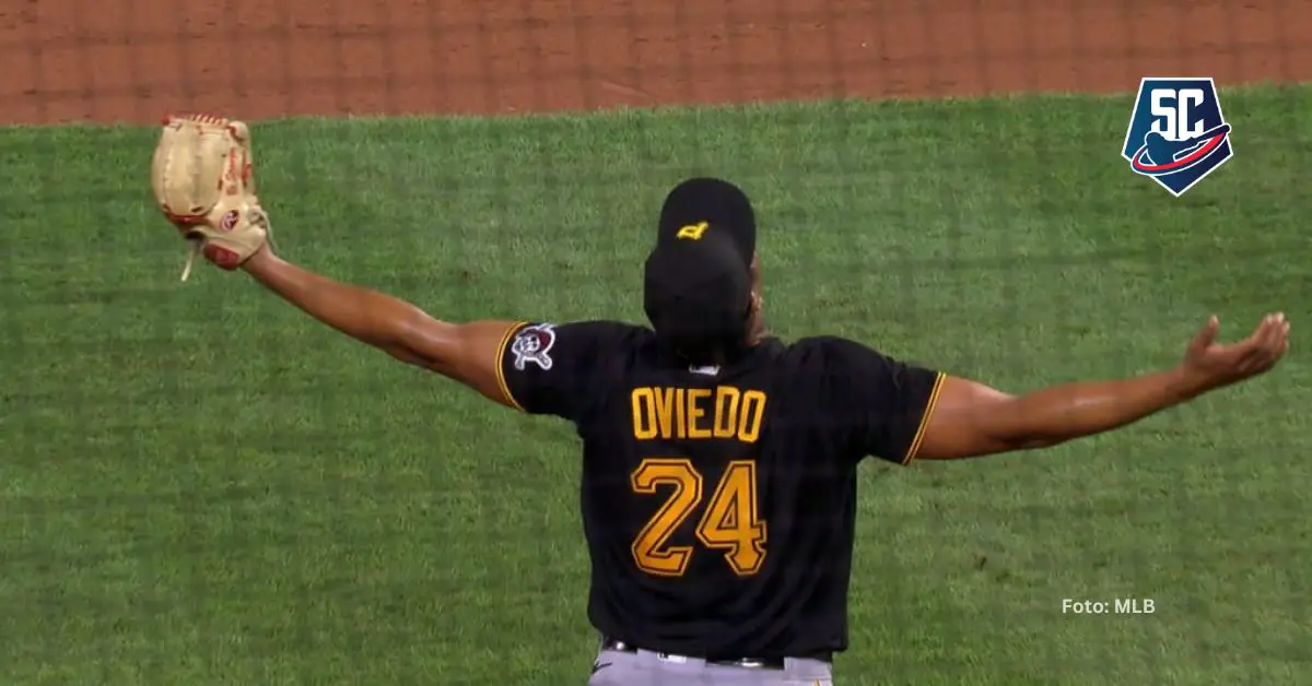 Johan Oviedo consiguió en el 2023 su mejor temporada en Grandes Ligas con la organización de Pittsburgh Pirates