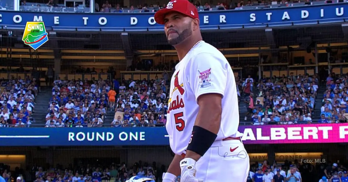 Albert Pujols demostró poder durante su carrera en MLB