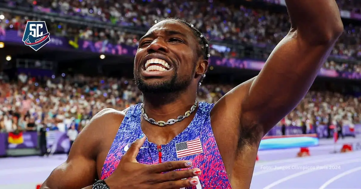 Noah Lyles cumplió y se llevó la medalla de oro en los 100 metros masculino de los Juegos Olímpicos París 2024