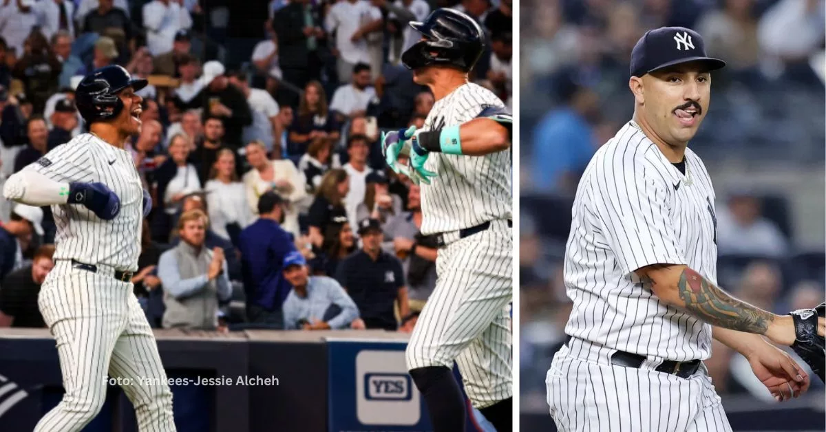 Soto, Judge y Cortés celebraron su buen accionar con New York Yankees