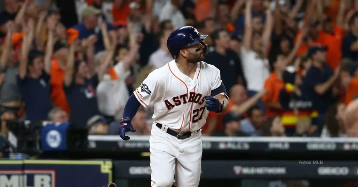 Jose Altuve con Houston Astros